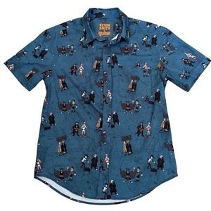 RSVLTS x Kevin Smith Snootchie Bootchies Jay & Silent Bob KUNUFLEX Shirt Sz M‎